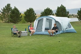 Cabin Tent 14-Person 18 X 18 Ft. Family Shelter 3 Doors Screen Porch Cam... - £174.03 GBP