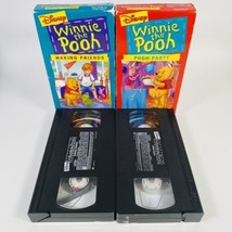 Disney Winnie the Pooh VHS Tape Lot Of 2: Making Friends &amp; Pooh Party Tested - £6.73 GBP