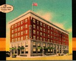 Vtg Lino Cartolina Hastings Nebraska Ne Il Clarke Hotel P9 - $9.16