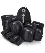 The Three-In-One Protective Gear Set For Skateboarding, Roller, Black L. - $43.87 CAD