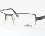 GAFAS ÚNICAS RARAS DE MATT GREY PASS P254 102 52-19-140mm Alemania - $105.24