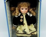 New In Box Collectible Petite Porcelain Doll by Barbara Lee Treasure Col... - $7.97