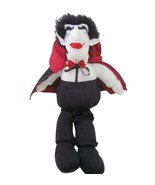 Dracula Vampire Puffalump Plush 22&quot; Large Halloween Decor Stuffed Toy VTG - £23.23 GBP