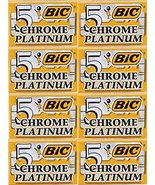 40 Bic Chrome Platinum Double Edge Razor Blades - £9.29 GBP