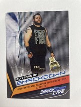 2019 Kevin Owens Champion Topps 20 Years of Smackdown Live WWE Card SD-35 - £1.35 GBP