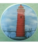 Ceramic knob Light House Lighthouse Grand Haven MI #2 - $6.18 CAD