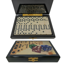 Double 6 Dominoes in Deluxe Wooden Case - 28 Tiles - £23.53 GBP