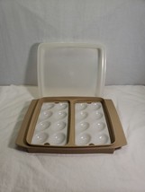 Tupperware Deviled Egg Keeper Carrier Tray Container Vintage - $13.86