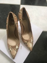 NIB 100% AUTH Christian Dior Cherie Pointy 10CM Sequin Pumps $1150 Sz 38  - £548.35 GBP