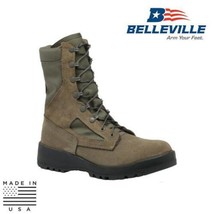 Left Boot Only Belleville Usaf 600ST Steel Toe Combat Sage Green Boot 13 Regular - £42.06 GBP