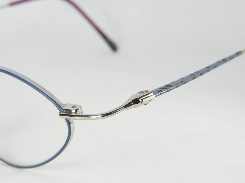 VISTAN Mod. 254 003 BLUE /SILVER EYEGLASSES GLASSES METAL FRAME 40-24-140mm Item image 3