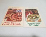 Country Cooking Booklets Lot of 5 Beef Salads Fruits Prize-Winning Sunda... - $8.98