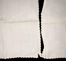 Vintage Linen Tablecloth & Napkin Lot Mixed Styles Embroidered Crochet Monogramm image 11