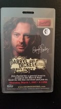 DARRYL WORLEY  ORIGINAL DARRYL &amp; DICKEL 03 / 1 / 07 SHOW LAMINATE BACKST... - £39.16 GBP