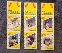 Lot Of 3 Uncut, Unopened 1982 Squirt Topps Baseball Cards, Winfield, Guidry, NY - £15.05 GBP