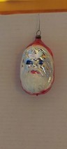 Vintage Christmas Ornament w. German Glass Santa Claus face 4&quot; - $650.22 MXN