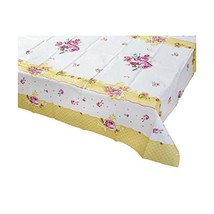 Talking Tables Pretty Floral Table Cover, Microfibre, Multi-Colour,  - $12.00