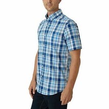 Chaps Men&#39;s Size 3XL Classic Fit Short Sleeve Button Down Collared Shirt NWT - £12.74 GBP