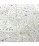 Map Mousam Maine 1983 Topographic Geological Survey 1:24000 27 x 22&quot; TOPO6 - €39,21 EUR