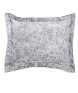 Sferra Chiara Grey King Sham Slate Floral 100% Cotton Sateen Jacquard It... - $771.59 MXN