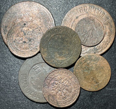 1855-1881 Russland Alexander Aleksandr II Kupfer 1-5 Kopeke (S) Russisches Münze - £4.74 GBP