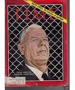 Time Magazine Prime Minister Hendrik Verwoerd 1966 - $455.62 MXN