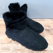 Kirkland Signature Ladies Shearling Short Boots Black US Size 10 (Item 7... - £19.63 GBP