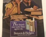 1985 Benson And Hedges Cigarette Vintage Print Ad Advertisement pa12 - £5.44 GBP