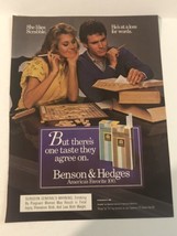 1985 Benson And Hedges Cigarette Vintage Print Ad Advertisement pa12 - £5.41 GBP