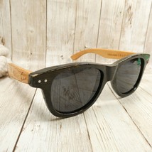 Bambooka Black Brown Wooden Bamboo Polarized Sunglasses - Amasame South ... - $20.98 CAD