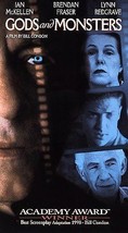 Gods and Monsters VHS Brendan Fraser Ian McKellen Lynn Redgrave - £6.85 GBP
