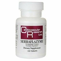 NEW Cardiovascular Research Serraflazyme Serrapeptase Enzyme 100 Tabs - £14.46 GBP