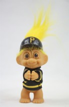 VINTAGE Russ Troll Doll Pittsburgh Pirates in Black Jersey - £15.47 GBP