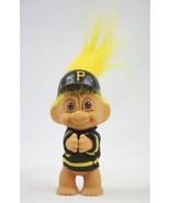 VINTAGE Russ Troll Doll Pittsburgh Pirates in Black Jersey - £15.56 GBP