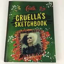 Disney Cruella Movie Cruella&#39;s Sketchbook Fashion Designs Photos Hardcover Book - £14.94 GBP