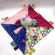 Taggies Elephant Lovey Security Blanket Sensory Soother Bright Starts - £15.95 GBP