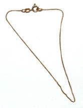 Real 10K Fine Yellow Gold Wrist Or Anklet Chain Bracelet - 7 inch 0.7mm - $83.30
