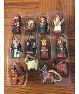 12 Piece Nativity Ornament Set - $1,450.65 MXN