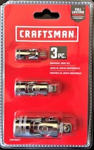 CRAFTSMAN 3 Piece Universal Joint Socket Sockets CMMT99277 - £13.53 GBP