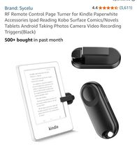 SYCELU RF REMOTE CONTROL PAGE TURNER FOR KINDLE PAPERWHITE KOBO EREADERS... - €5,05 EUR