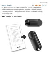 SYCELU RF REMOTE CONTROL PAGE TURNER FOR KINDLE PAPERWHITE KOBO EREADERS... - $5.82