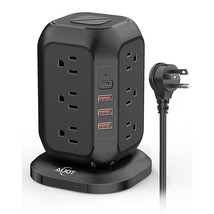 Power Strip With Usb C Ports, Surge Protector With 12 Ac Outlet And 4 Us... - £43.27 GBP