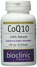 NEW Bioclinic Naturals Stabilized and Highly Absorbable Coq10 200mg Gel ... - £29.17 GBP