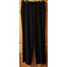 Briggs Dress Pants Women&#39;s Size 10  Black Slacks Bootcut Trousers Silver... - $241.80 MXN