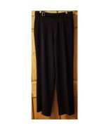 Briggs Dress Pants Women&#39;s Size 10  Black Slacks Bootcut Trousers Silver... - $241.80 MXN