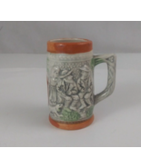 Vintage Men &amp; Woman By Waterwheel 3D Style 3.18&quot; Collectible Beer Mug Stein - $13.56 CAD
