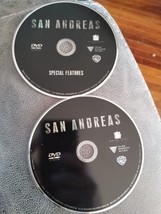 San Andreas (DVD, 2016, 2-Disc Set)no art work - £0.70 GBP