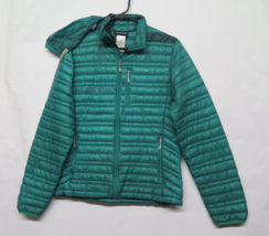 Patagonia Womens Ultralight Down Fill Jacket Blue Green Sz Medium M Sack... - $118.70