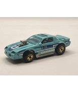 1983 Hot Wheels Blown Camaro Z-28 Turquoise w Blue Stripes Diecast Gold ... - $35.57 CAD
