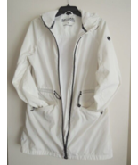 Ladies Jacket Size M Plush Lined Drawstring Waist + Hood Michael Kors $1... - £21.54 GBP